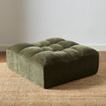 Janis - Pouf - Velours - Vert