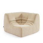 Janis - Chauffeuse D'Angle Modulable - Velours - Beige