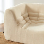 Janis - Chauffeuse D'Angle Modulable - Velours - Beige