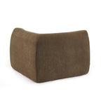 Janis - Chauffeuse D'Angle Modulable - Velours - Marron