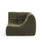 Janis - Chauffeuse D'Angle Modulable - Velours - Vert