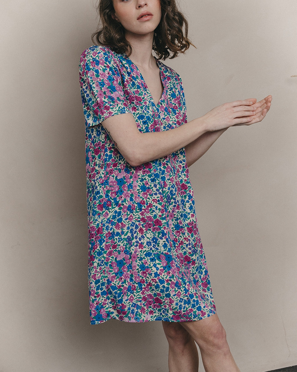 Robe Courte Jara - Parme