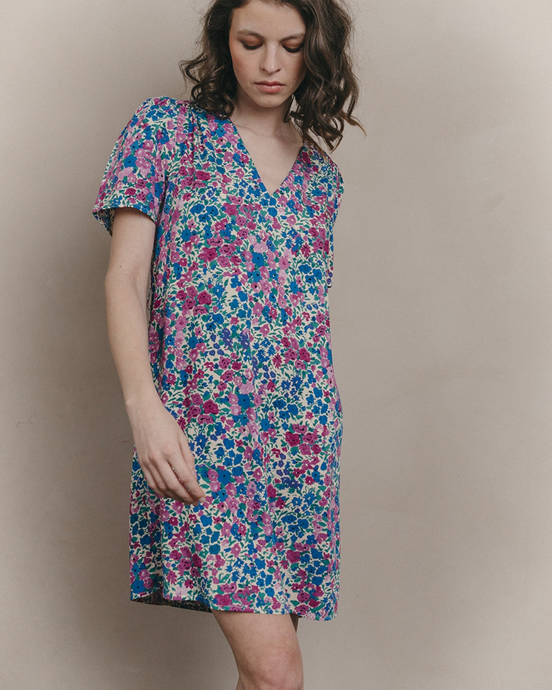 Robe Courte Jara - Parme
