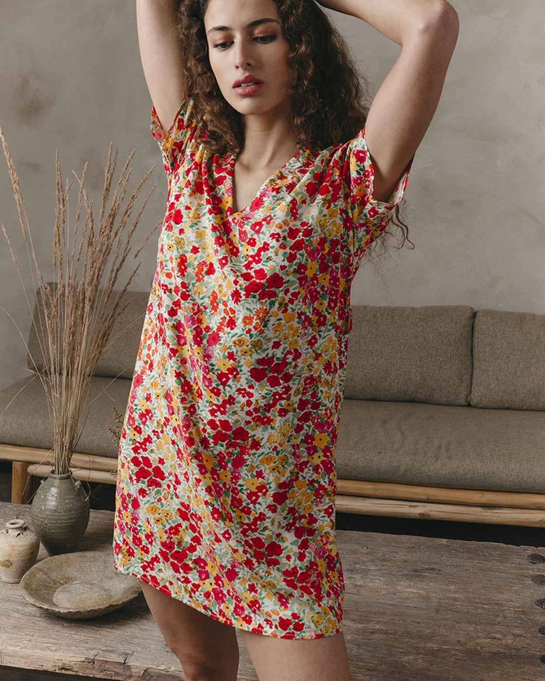 Vestido Corto Jara - Rojo