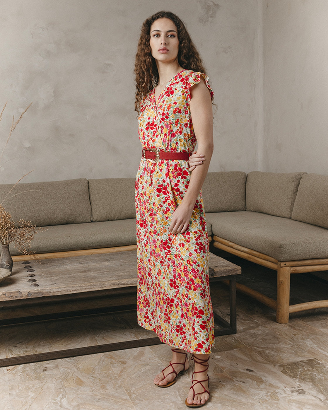 Vestido Largo Jasmine Rojo