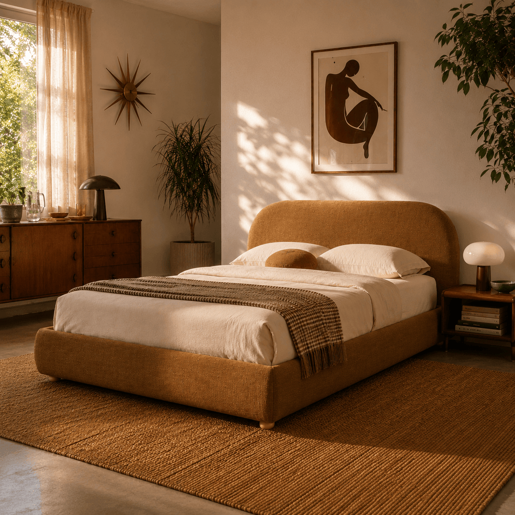 Jelly - Lit Coffre - Bouclette - Ocre