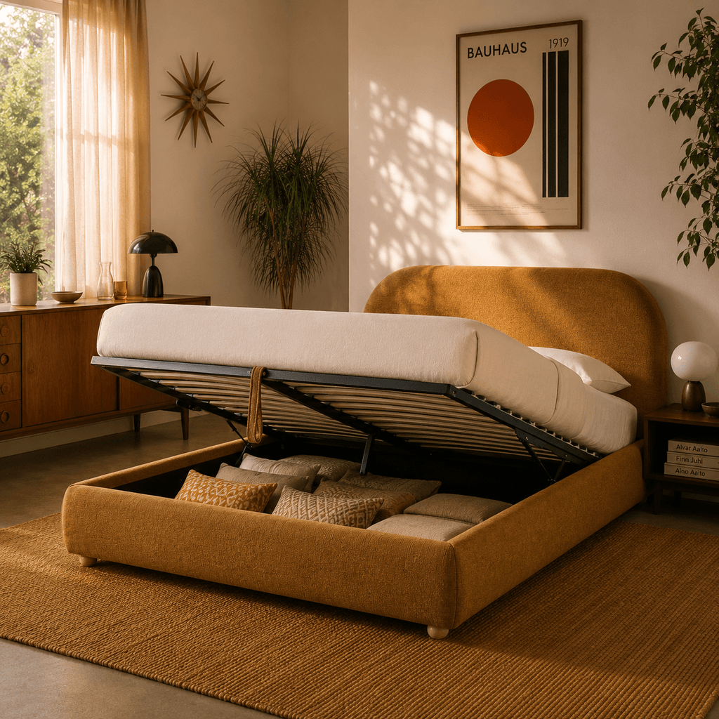 Jelly - Lit Coffre - Bouclette - Ocre
