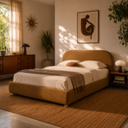 Jelly - Ottoman Bed - Bouclé - Ochre