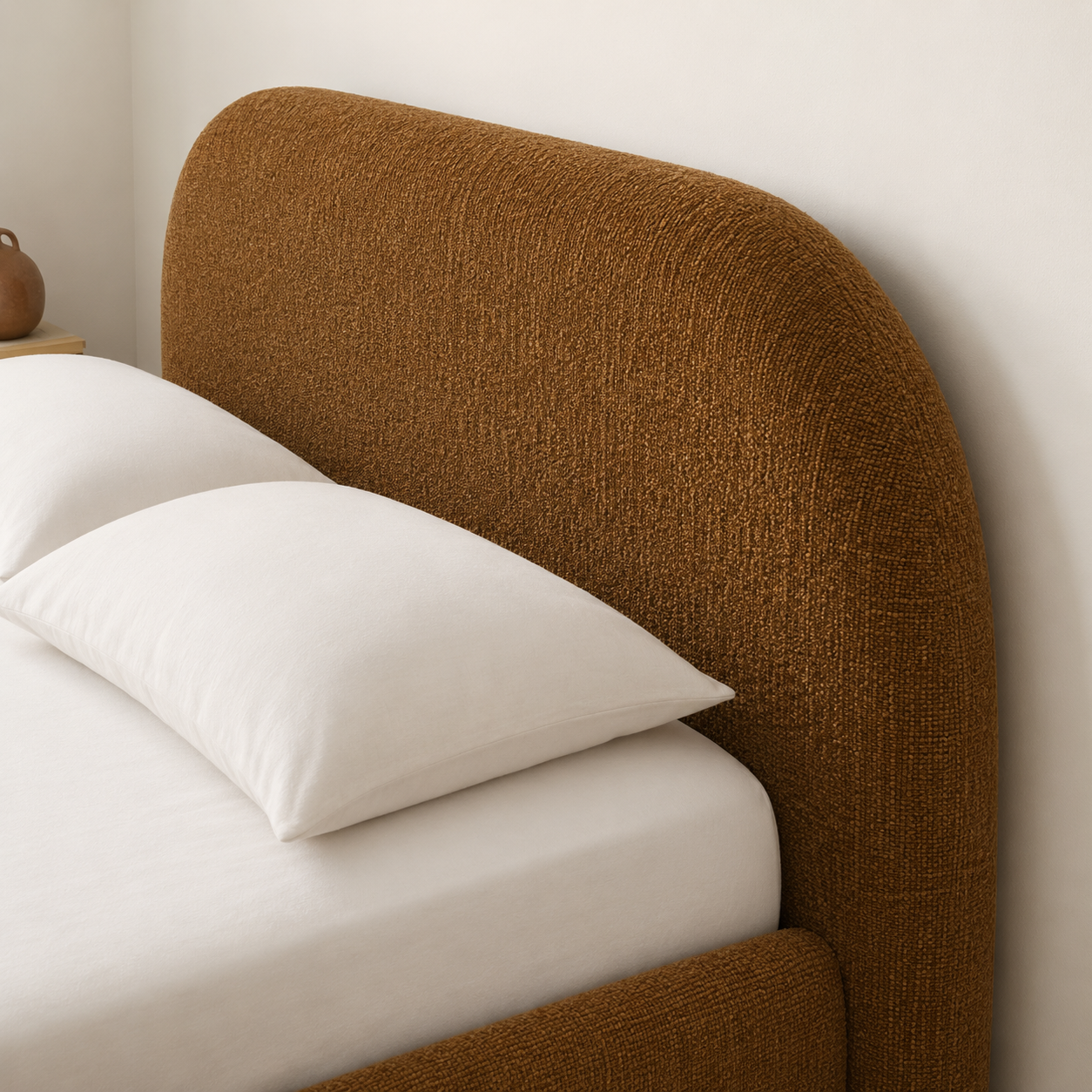 Jelly - Ottoman Bed - Bouclé - Ochre