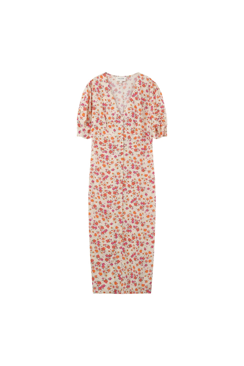 Vestido Midi Jemmapes - Beige