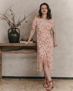 Vestido Midi Jemmapes - Beige