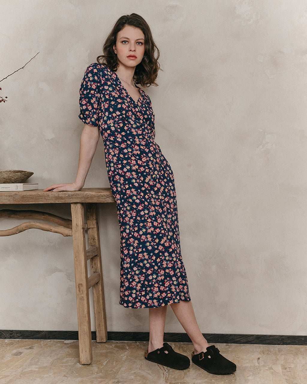 Vestido Midi Jemmapes - Marino
