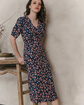 Vestido Midi Jemmapes - Marino