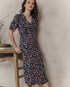 Vestido Midi Jemmapes - Marino