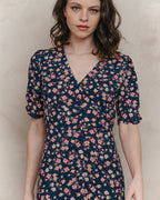 Vestido Midi Jemmapes - Marino