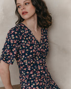Vestido Midi Jemmapes - Marino