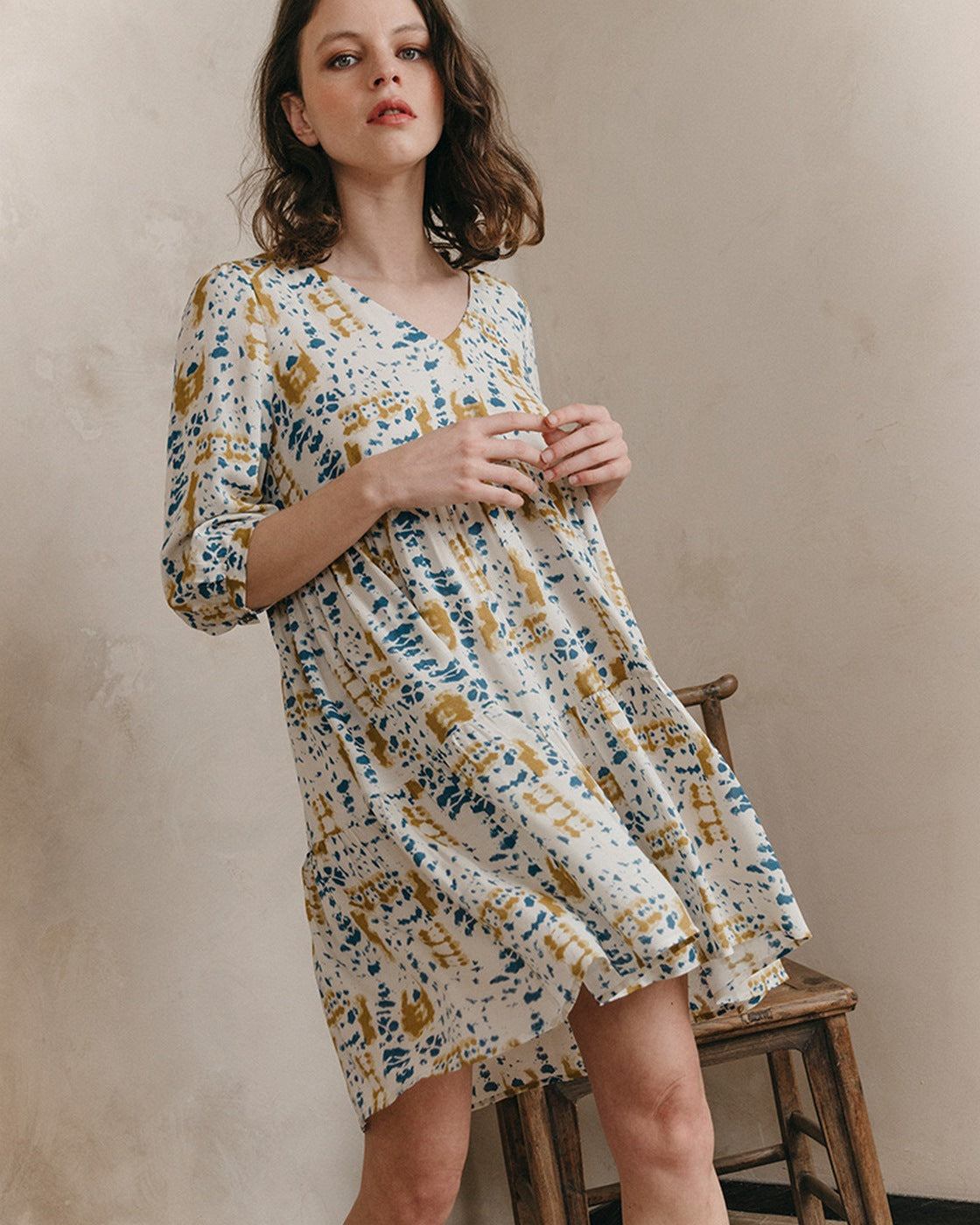 Robe Courte Jemma - Beige