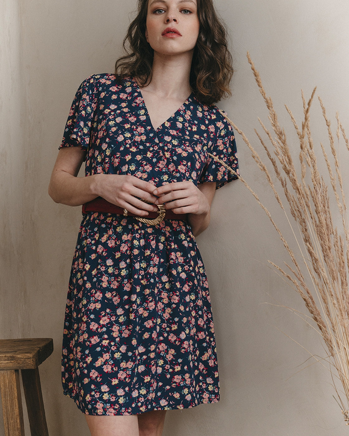 Robe Courte Jessy - Marine