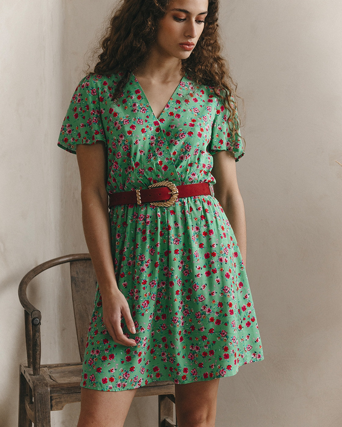 Vestido Corto Jessy Verde