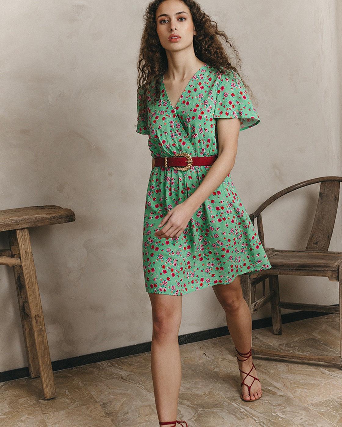 Vestido Corto Jessy Verde