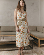 Vestido Midi Jillian - Beige
