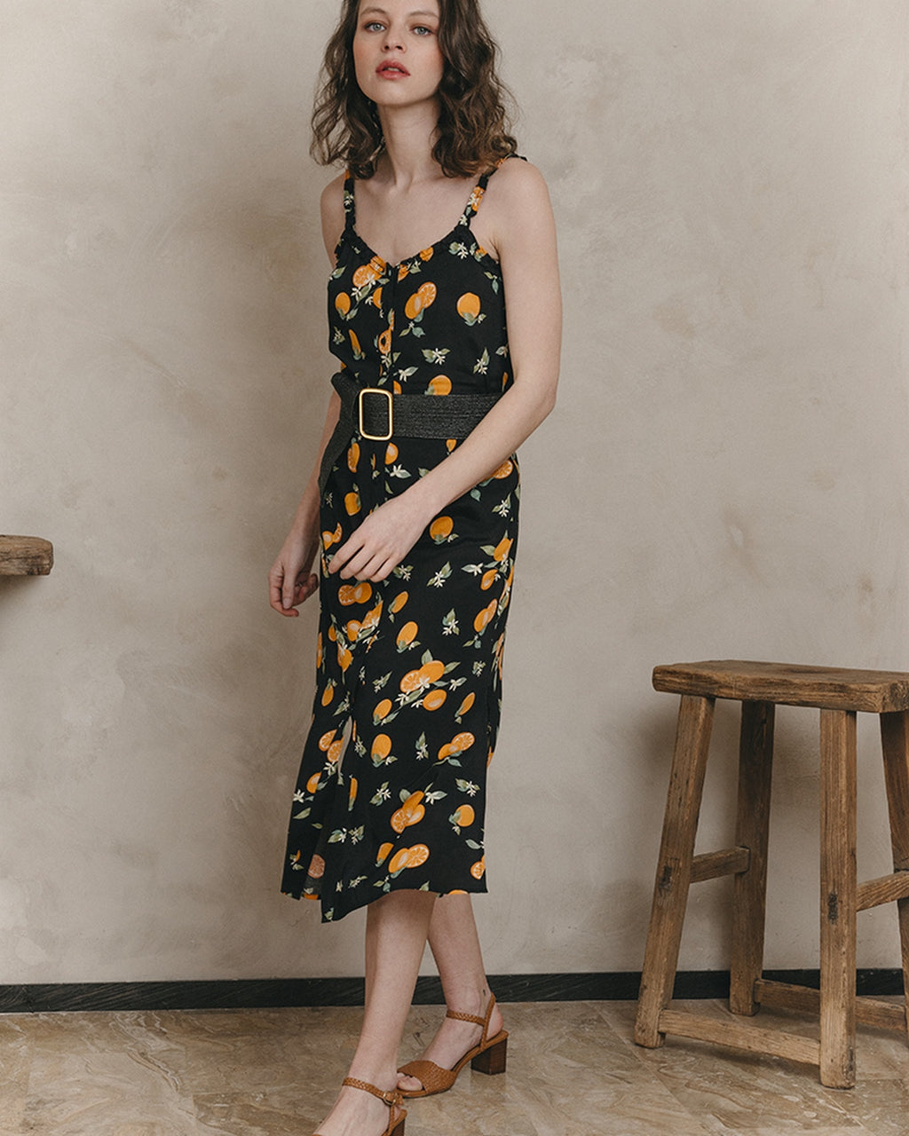 Vestido Midi Jillian - Negro