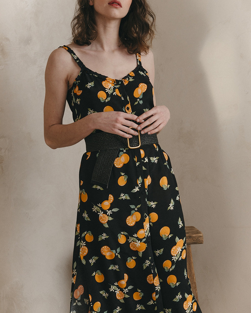 Vestido Midi Jillian - Negro