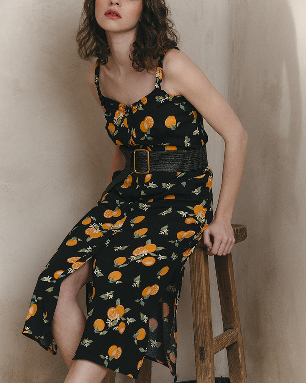 Vestido Midi Jillian - Negro
