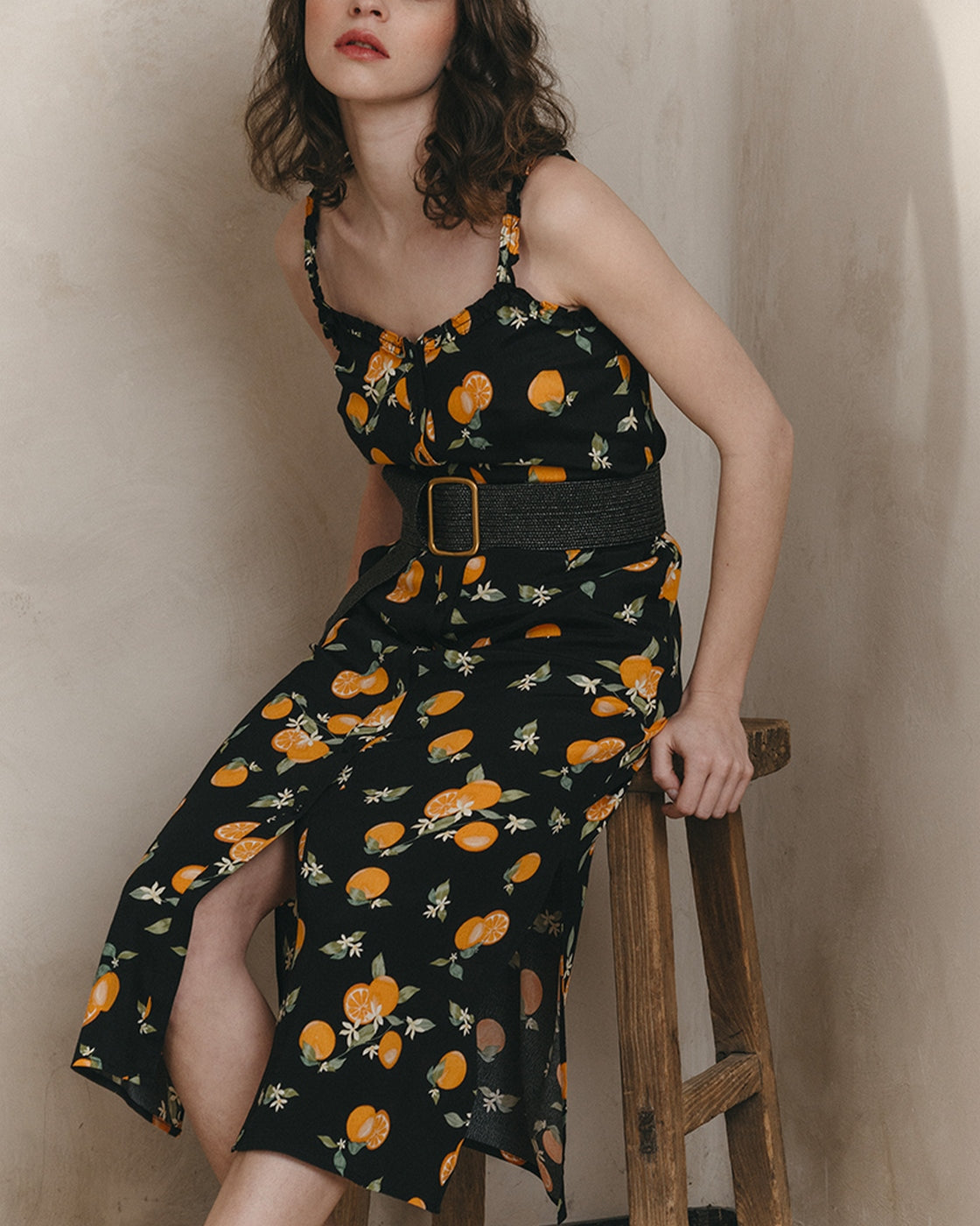 Vestido Midi Jillian - Negro