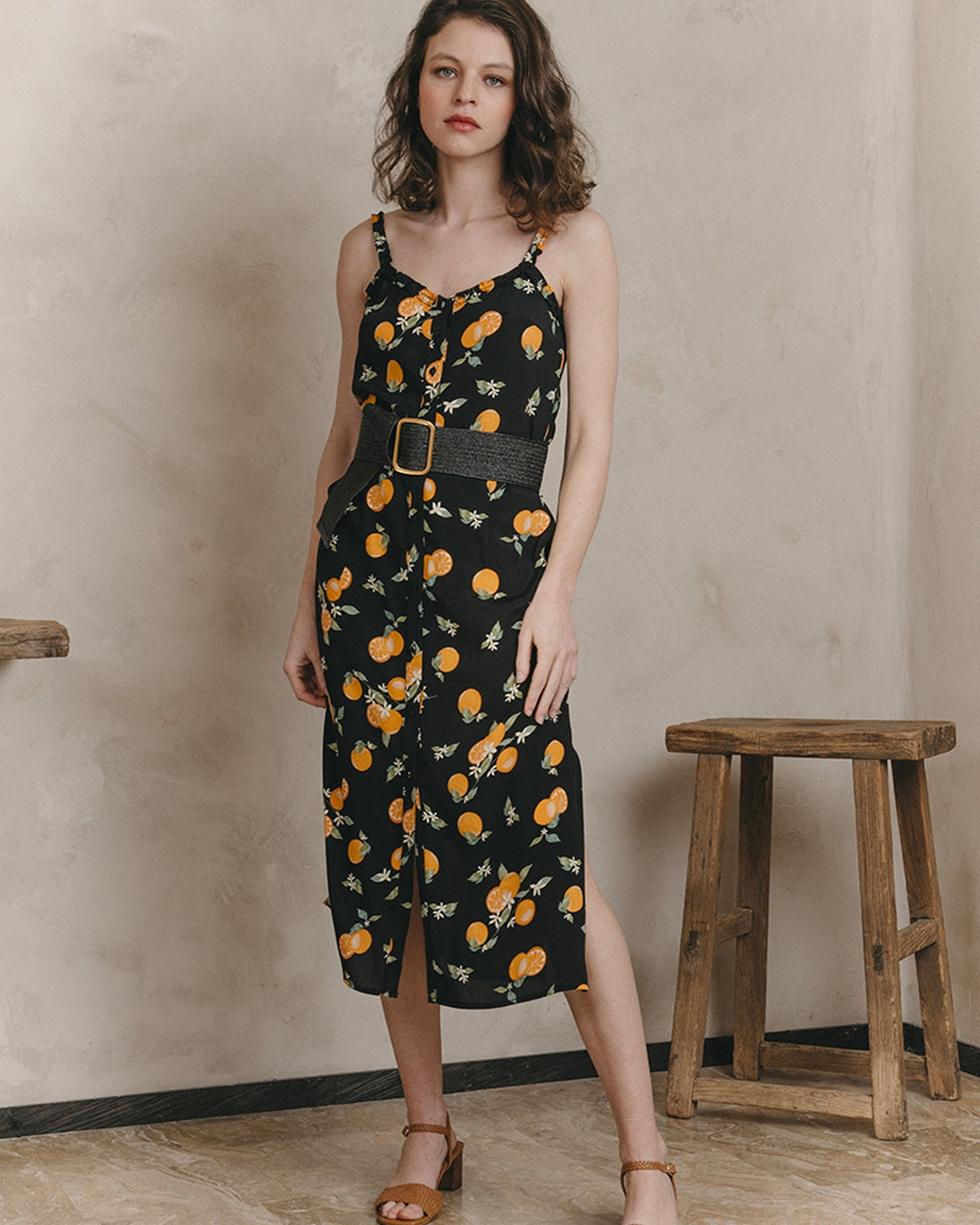 Vestido Midi Jillian - Negro