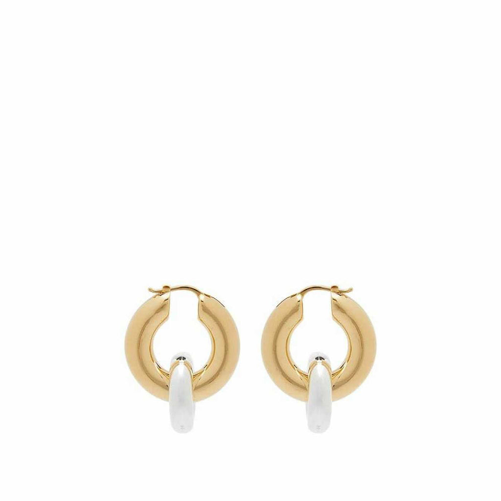 Boucles D'Oreilles Rough Nature Earrings 4 - Gold+Light Pink - Femme