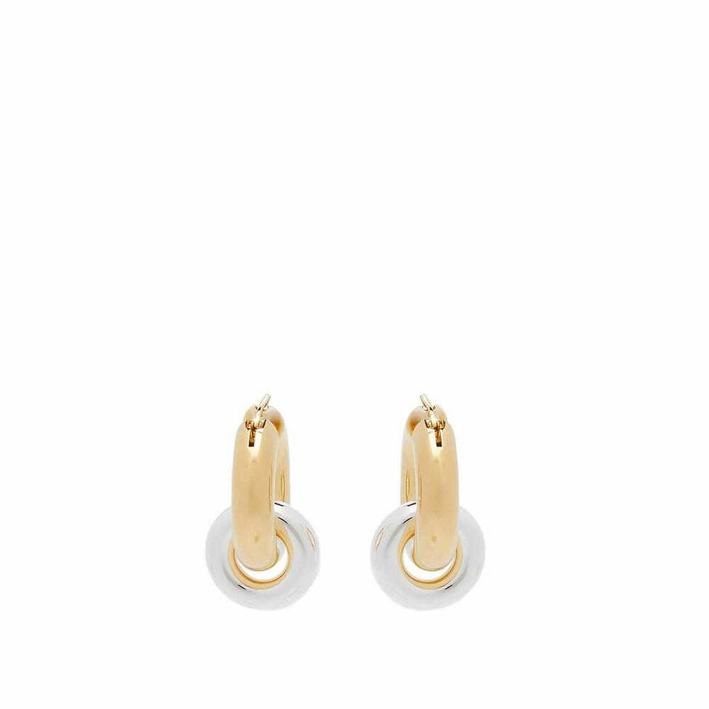 Boucles D'Oreilles Rough Nature Earrings 4 - Gold+Light Pink - Femme