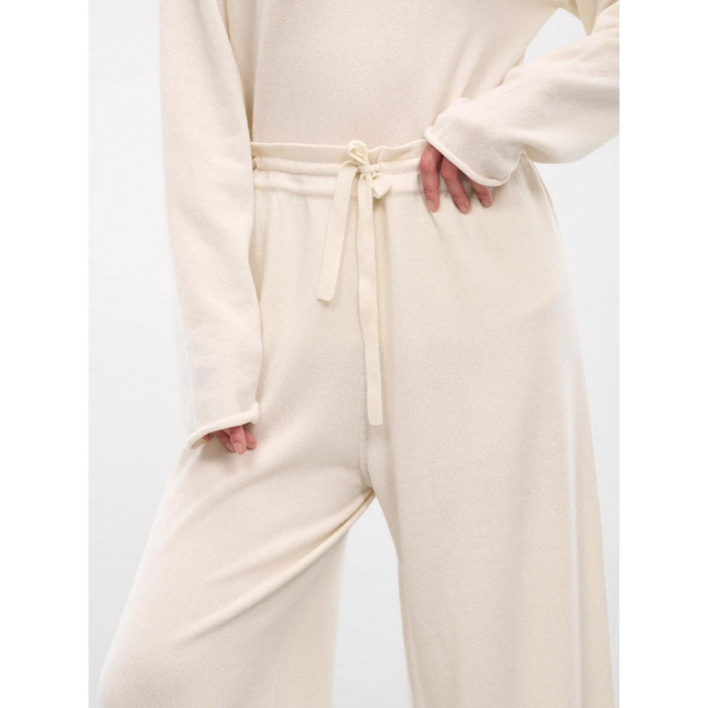 Trousers - Light Pastel Yellow - Women