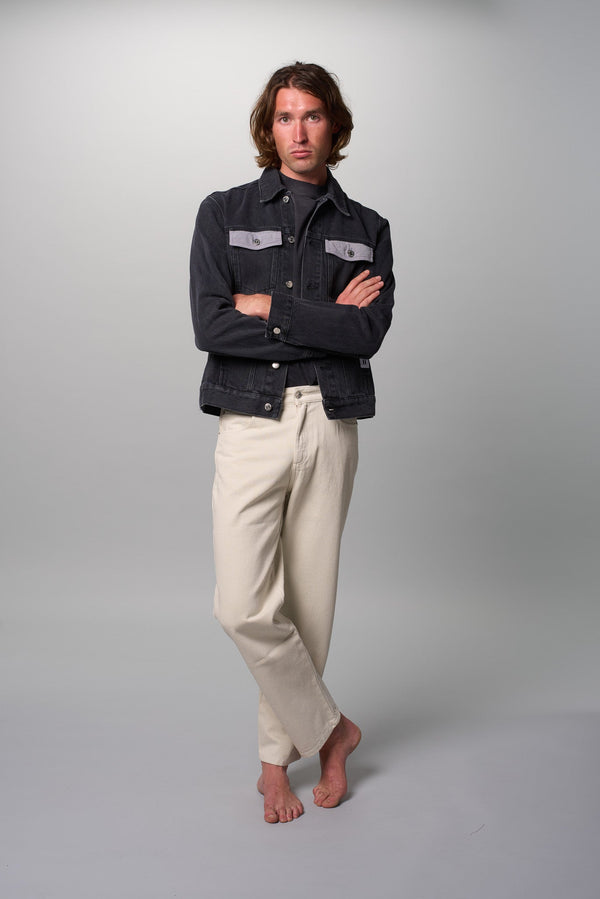 Jas Jim Denim Antraciet