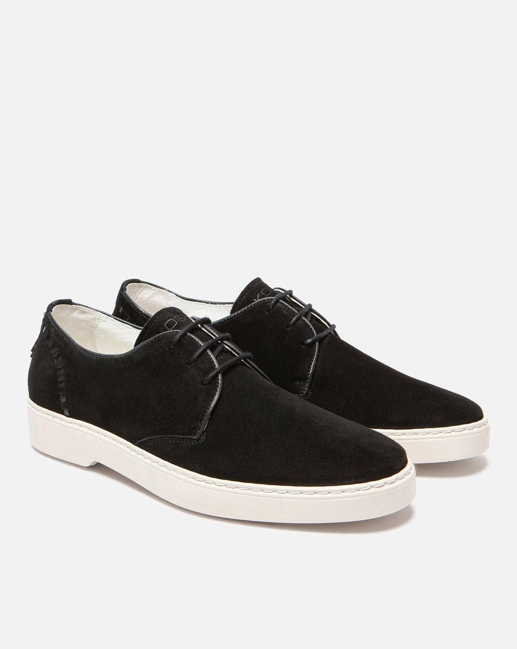 Jim Derby Shoes - Black/Ecru