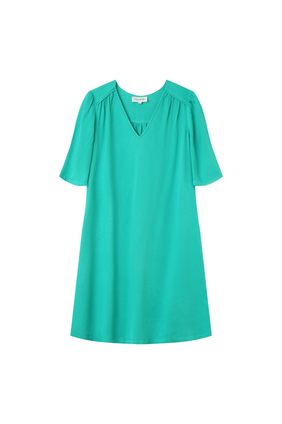 Robe Courte Jinette Vert