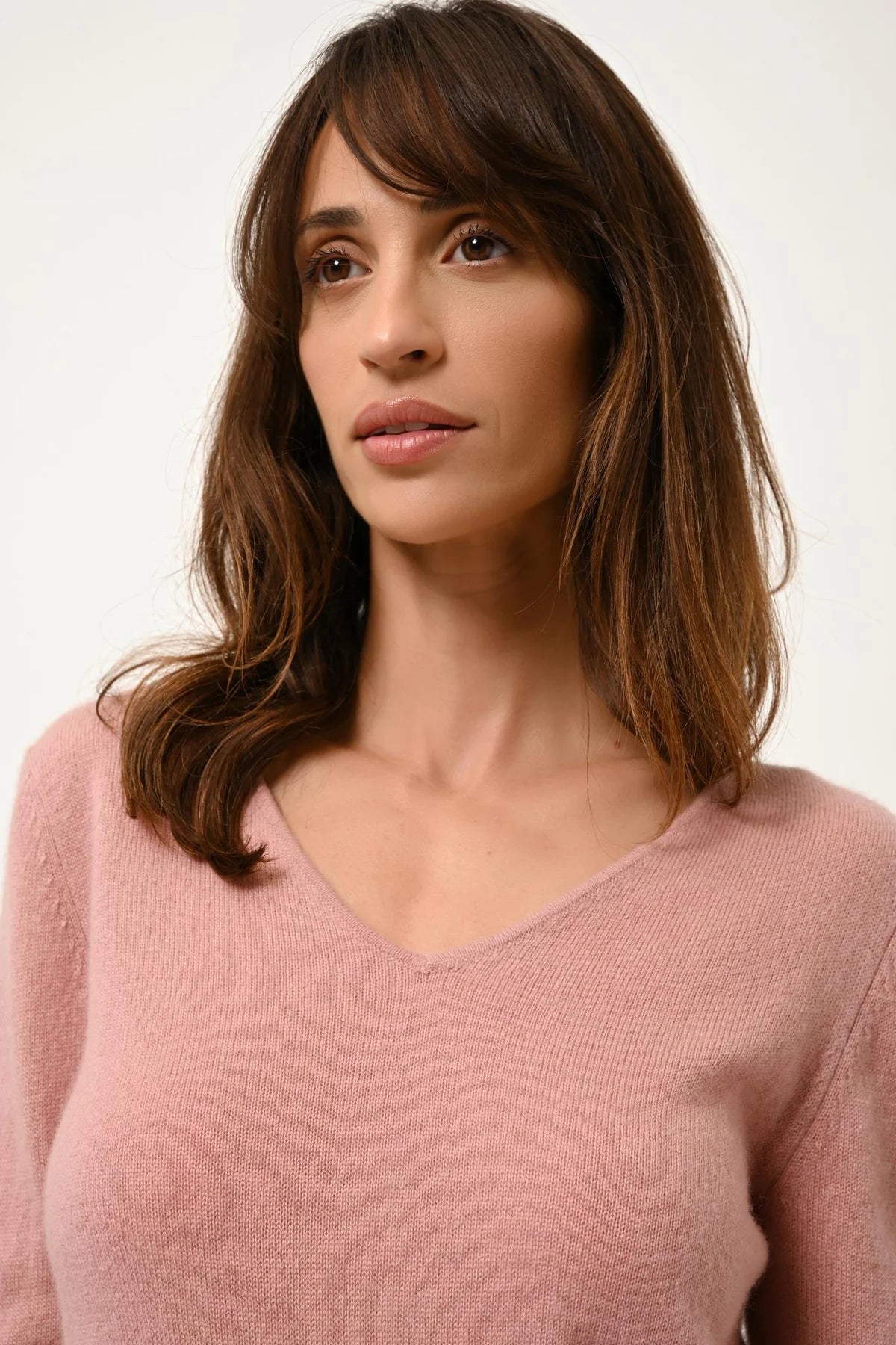 Jersey de Cuello de Pico - Joan - Palo de Rosa