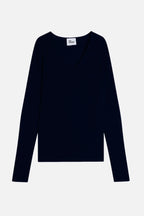 Pull Col V - Joan - Navy