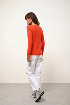 Jersey de Cuello de Pico - Joan - Naranja