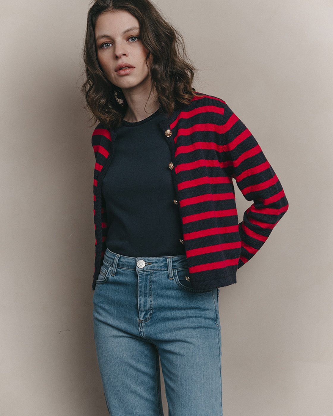 Cárdigan Jockey - Marino
