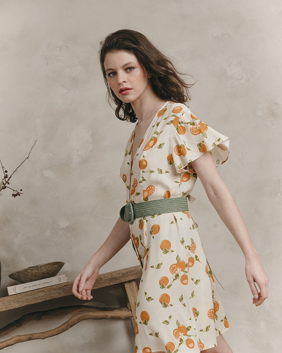 Vestido Corto Jodie - Beige