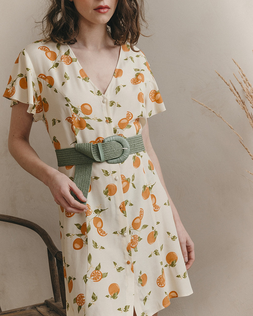 Vestido Corto Jodie - Beige