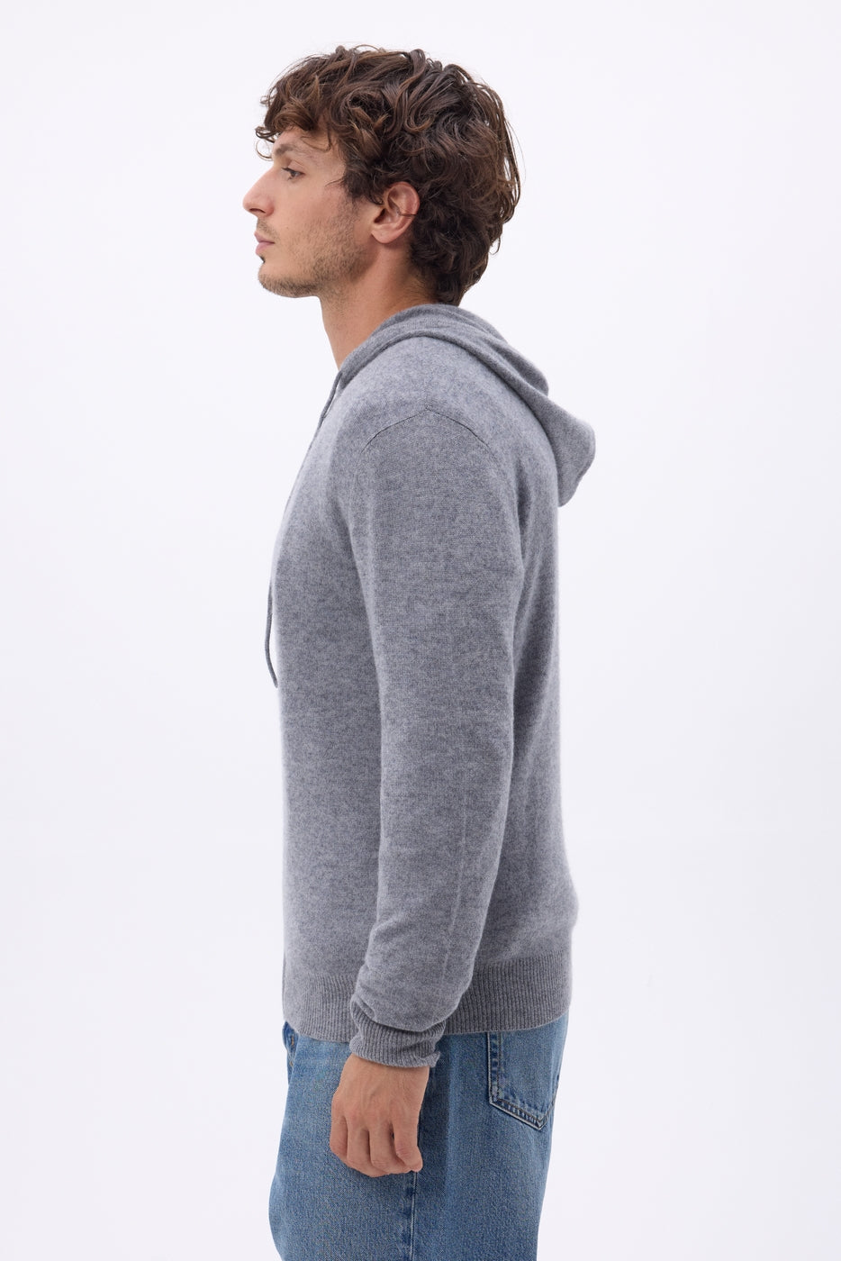 Sweat Zippe A Capuche John - Gris Fonce - Homme