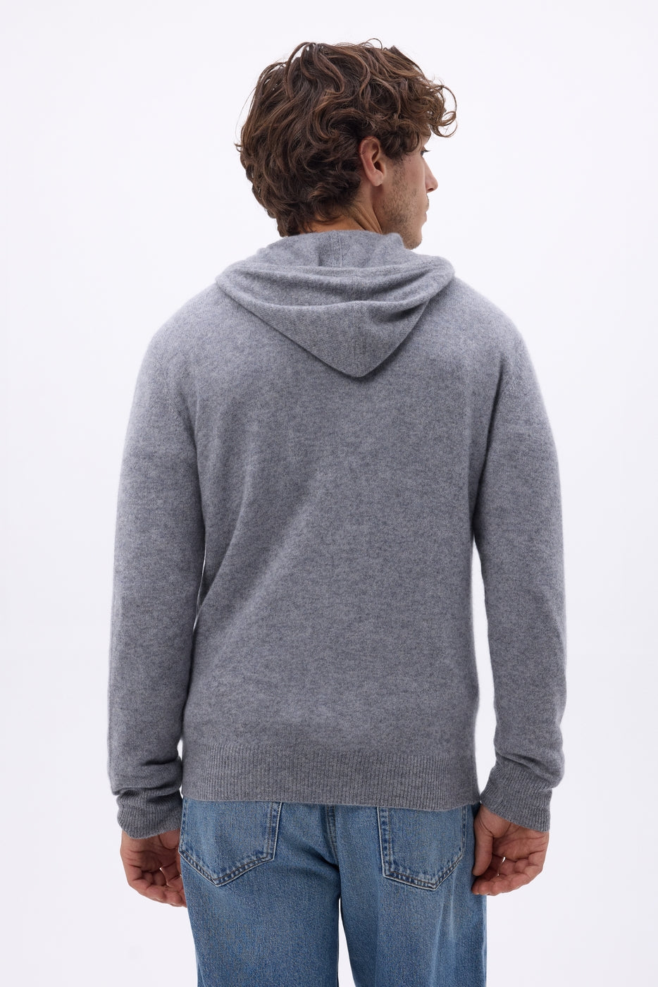 Sweat Zippe A Capuche John - Gris Fonce - Homme