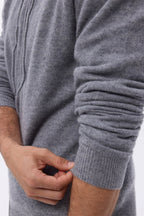 Sweat Zippe A Capuche John - Gris Fonce - Homme