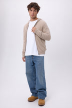 Sudadera con capucha y cremallera John - Beige claro - Hombre