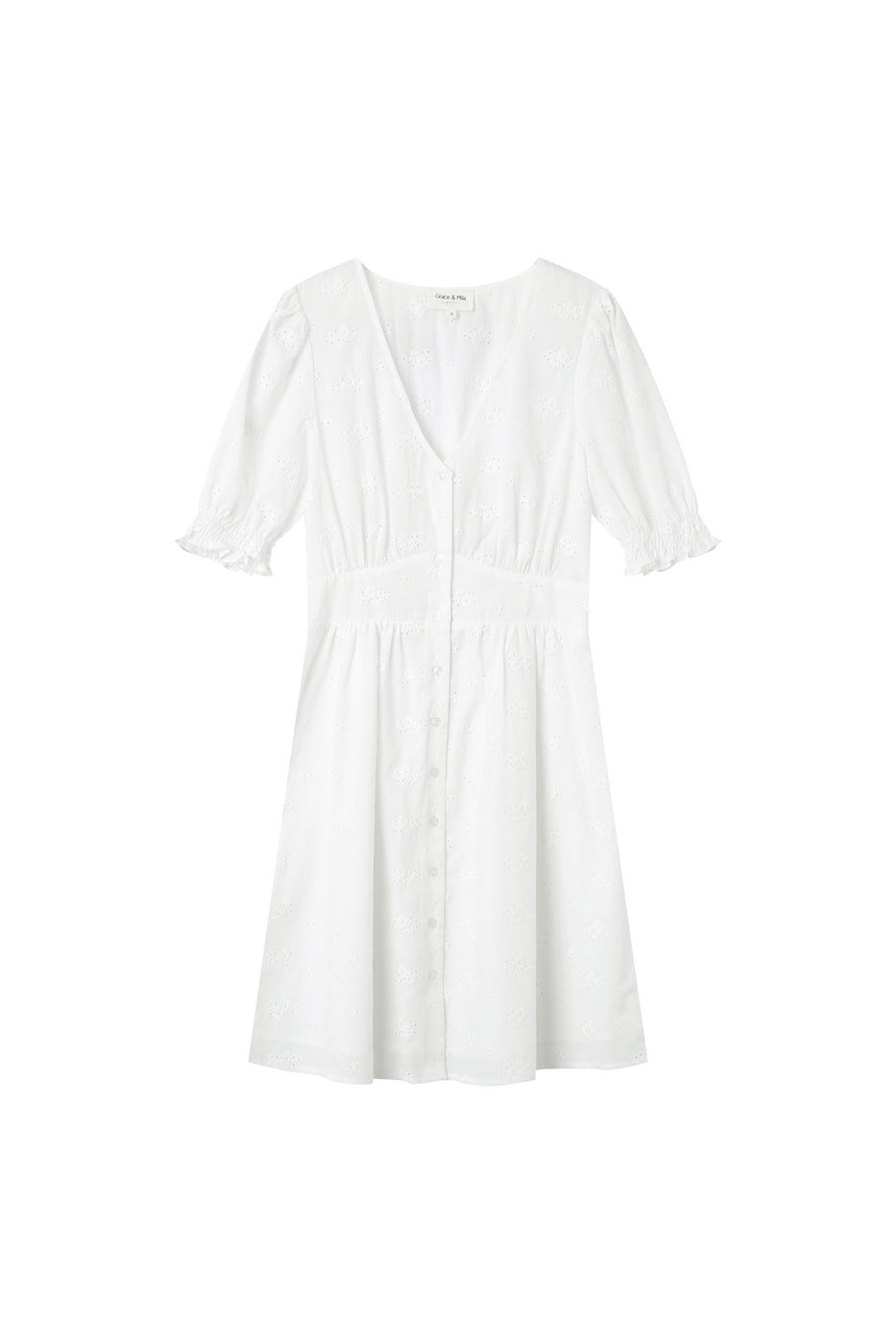 Joie Short Dress - Ecru