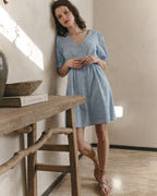 Vestido Corto Joie - Azul