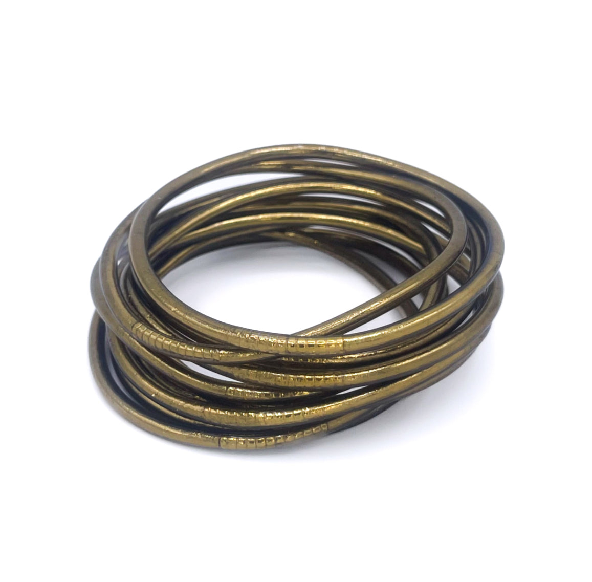 Aro Budista Fino Antique Gold