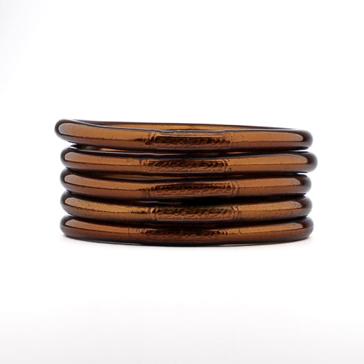 Brazalete Budista Mantra Caramelo